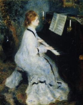 皮埃爾 奧古斯特 雷諾阿 Young Woman at the Piano 皮埃爾 奧古斯特 雷諾阿 Young Woman at the Piano
